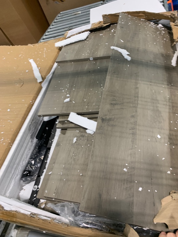 Photo 1 of ..........///////////Photo and description similar to the product/////SEDETA 75'' Computer Desk with 5 Drawer, Power Outlet & Led Lights, Home Office Desk with File Drawer, Storage Shelves, Printer Cabinet and Monitor Shelf, 23.6" W Large Desktop Gaming D