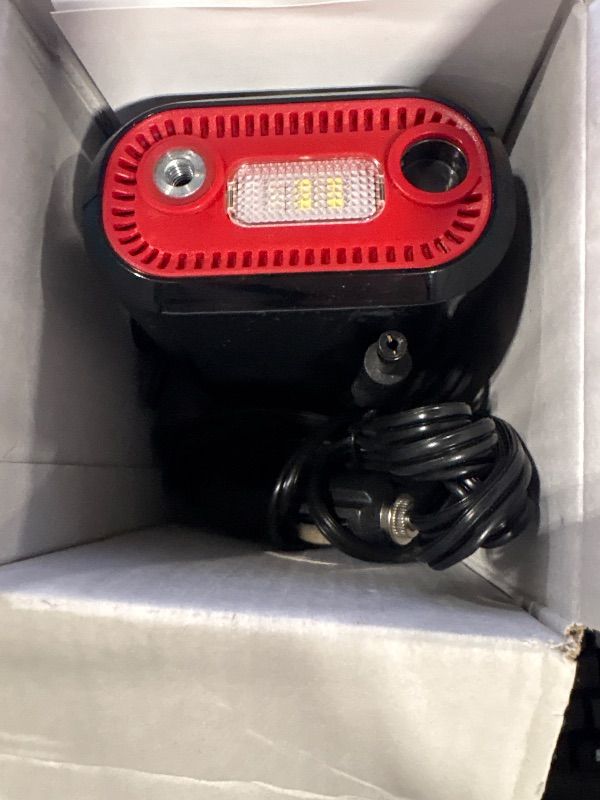 Photo 1 of **MISSING PARTS**
SERVOMASTER Tire Inflator Portable Air Compressor, 151 PSI Air Pump for Car Tires, Auto Shut-Off Tire Inflator with Digital Pressure Gauge, LED Light, Air compressor for car, Bike, Motor, Ball