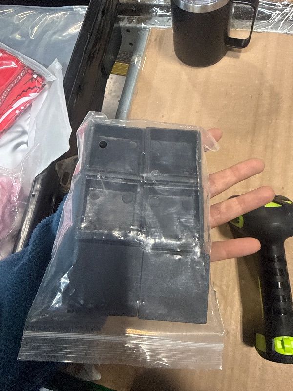 Photo 1 of 10 PCS Square Plastic Plugs,ULIFESTAR Glide Insert Pipe Tubing End Cap,Plastic Tubing Plug,Durable Chair Glide for Chair Table Stool Leg,Pipe,Stainless Steel Tubing,Tube Pipe Hole 45x45mm/1.77x1.77''