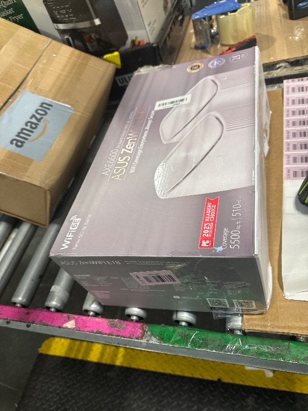 Photo 1 of ****ONLY ONE**** ASUS ZenWiFi Whole-Home Tri-Band Mesh WiFi 6E System (ET8 2PK), Coverage up to 5,500 sq.ft & 6+Rooms, 6600Mbps, New 6GHz Band, AiMesh,Instant Guard