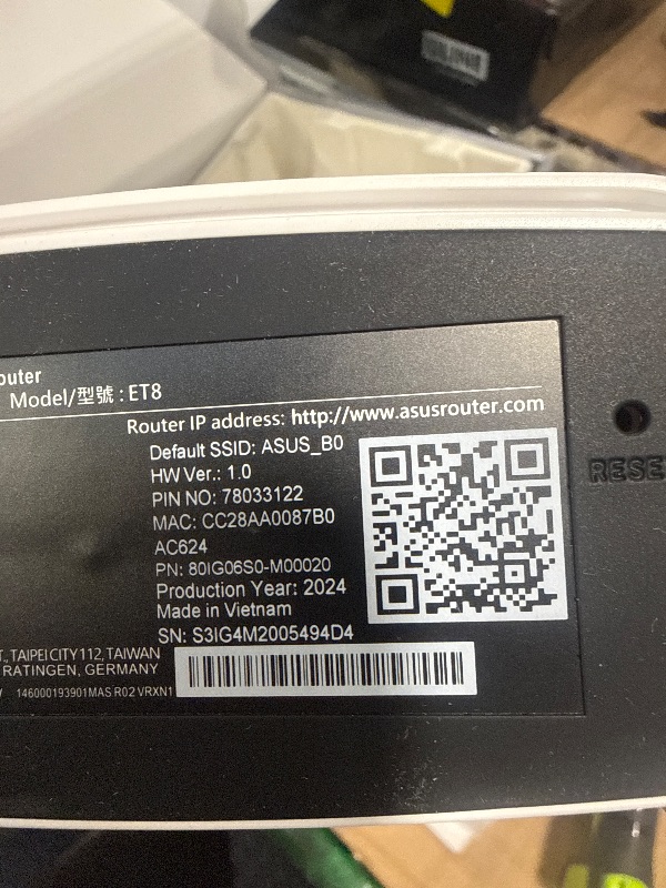 Photo 1 of ****ONLY ONE**** ASUS ZenWiFi Whole-Home Tri-Band Mesh WiFi 6E System (ET8 2PK), Coverage up to 5,500 sq.ft & 6+Rooms, 6600Mbps, New 6GHz Band, AiMesh,Instant Guard