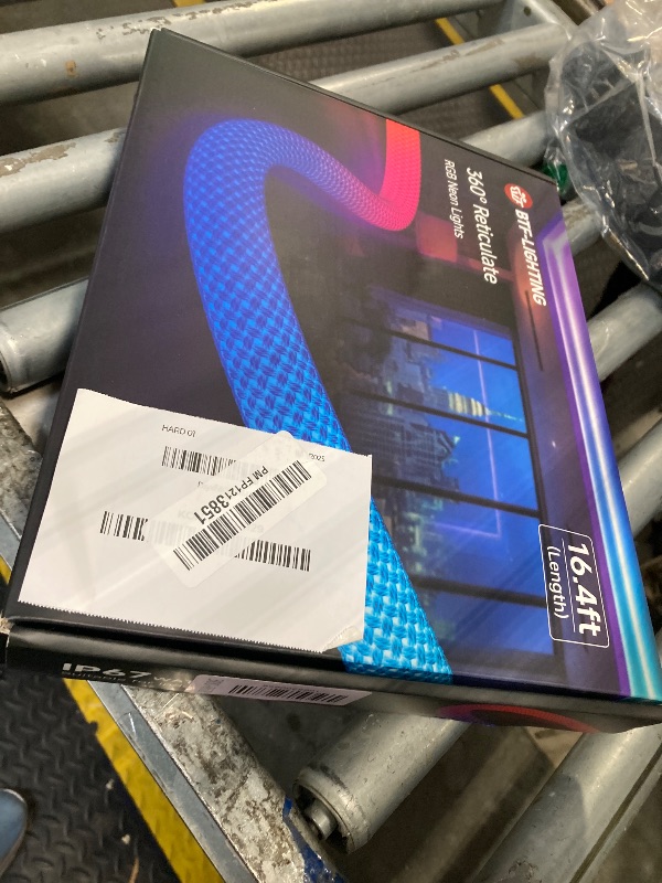 Photo 1 of *UNTESTED*
BTF-LIGHTING 16.4FT WS2811 WS2812B IC RGB 360 Degree Round Reticulate Chasing Color Neon LED Strip Kit Bluetooth Controller Flexible Silicone IP67 Waterproof Rope Light for Home Decor DC5V(No Adapter)