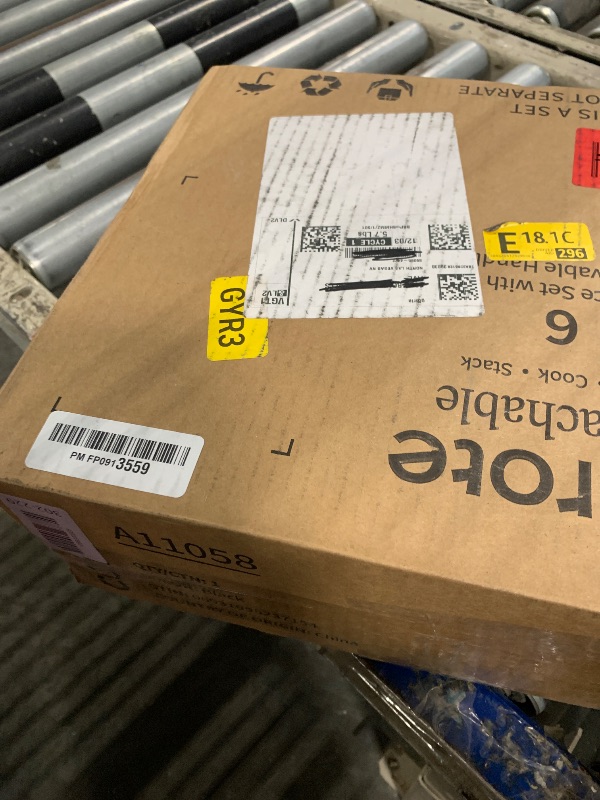 Photo 1 of ****SIMILAR***CAROTE Pots and Pans Set Non Stick, Cookware Sets, Kitchen Set, Oven/Fridge Safe, Space Saving Pots Set, Nonstick Cooking Set with Versatile Detachable Handle, Induction RV Set, Jet Black