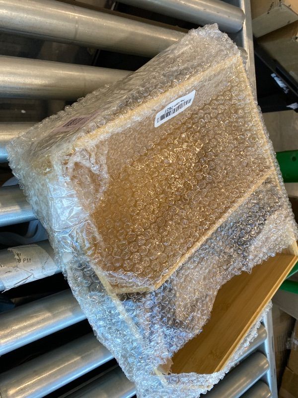 Photo 1 of **MISSING PARTS**
CENCODE Bamboo Pantry Storage Bins with Lid - Stackable Baskets, Potato and Onion Storage, Wood Storage Bins for Pantry Baskets Organization and Storage, Kitchen Essential