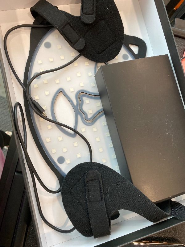 Photo 1 of *UNTESTED*
SDKWDH Red Light Mask for Face, 7-1 Colors Facial Care Mask, 850nm Infrared & Red Light Masks, Ergonomic Design for Home & Travel