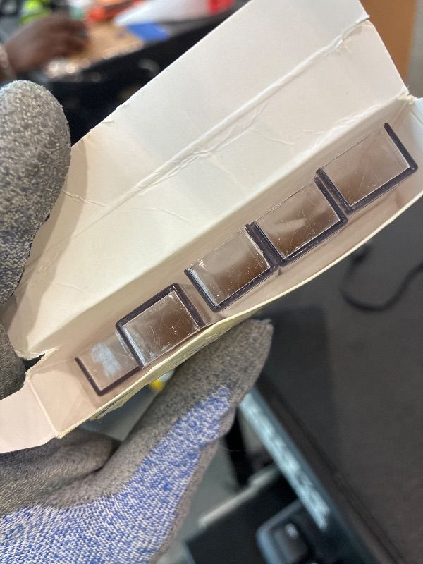 Photo 1 of *MISSING PARTS UNKNOWN*
GUSTARIA 5 Pcs Mini Mahjong Racks, Majong Tile Game Racks Stand Tray with 1 Indicator and 3 Dice for 18mm-24mm(0.7-0.95 inches) Mini Tiles Holder,Mahjong Accessories