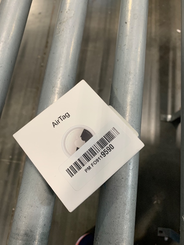 View 2 of ***factory sealed*** Apple AirTag. Keep Track of and find Your Keys, Wallet, Luggage, Backpack, and More. Simple one-tap Set up with iPhone or iPad