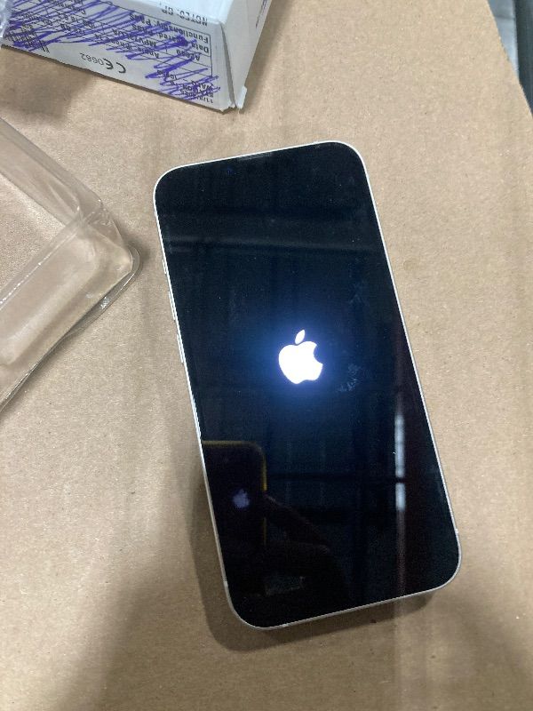 Photo 1 of ***functional without accessories*** Apple iPhone 14, 128GB, Starlight - Unlocked (Renewed)