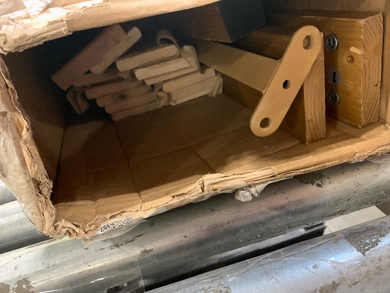 Photo 1 of **He's missing a few screws**Mellow Naturalista Classic - 12 Inch Solid Wood Platform Bed with Wooden Slats, No Box Spring Needed, Easy Assembly, Queen, Pine