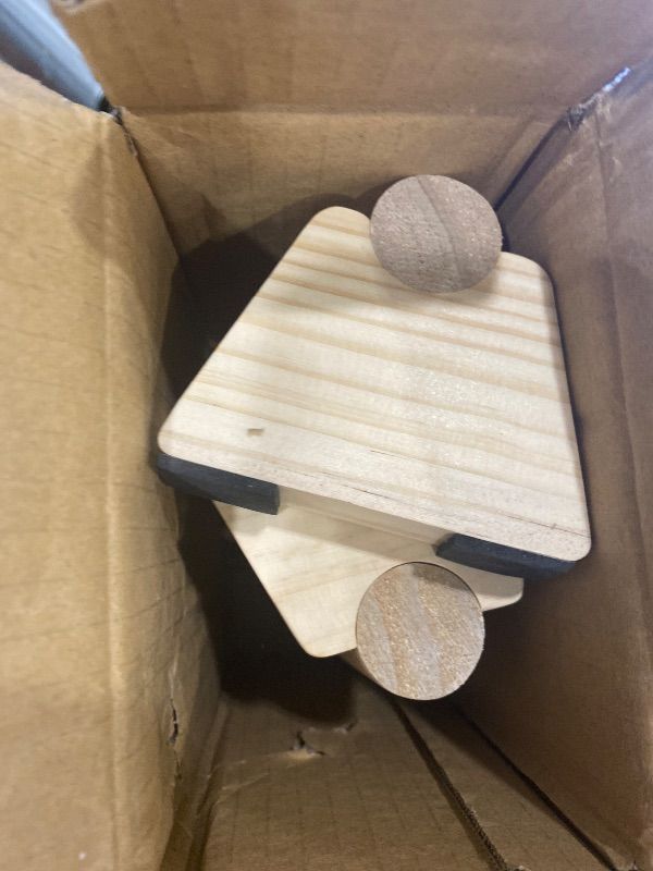 Photo 1 of ***Missing Handle Wrap*** KISENG Push-up Stand, 7.87 in Wooden Parallettes Bars for Handstand Training, Solid Push Up Bars & Calisthenics Bar, with Non-Slip strap, Exercise Home Workout Equipment for Men Strength Training