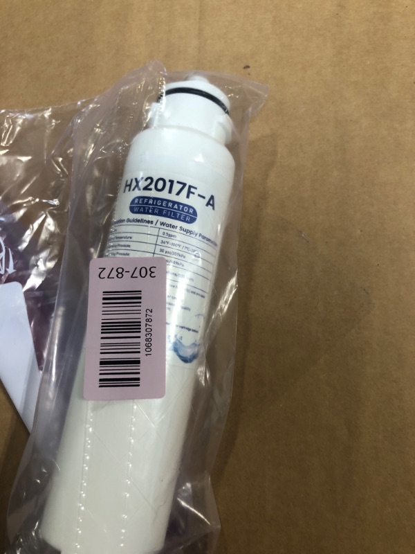 Photo 1 of ***MISSING ONE PIECE***
HX2017FR-A Water Filter Cartridge Compatible with Hisense HRF266N6CSE1, HRF266N6CSE, HRF209N6CSE, HRF254N6TSE, HRF254N6DSE Twist-In Models, 2 Pack