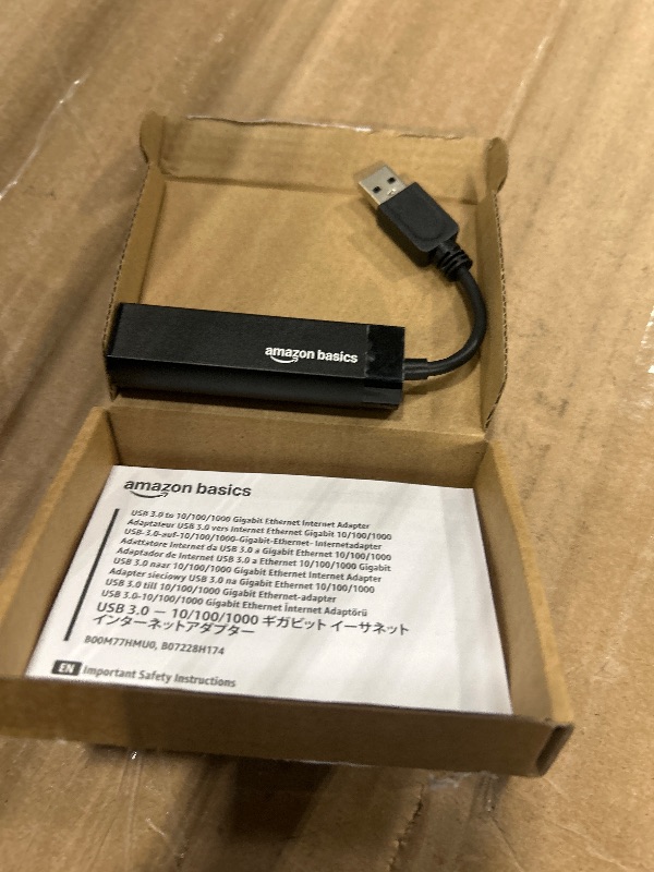 Photo 1 of ****Item Similar ****
Amazon Basics Aluminum USB 3.0 Gigabit Ethernet Adapter, Gray, 1.97 x 0.83 x 0.59 inches