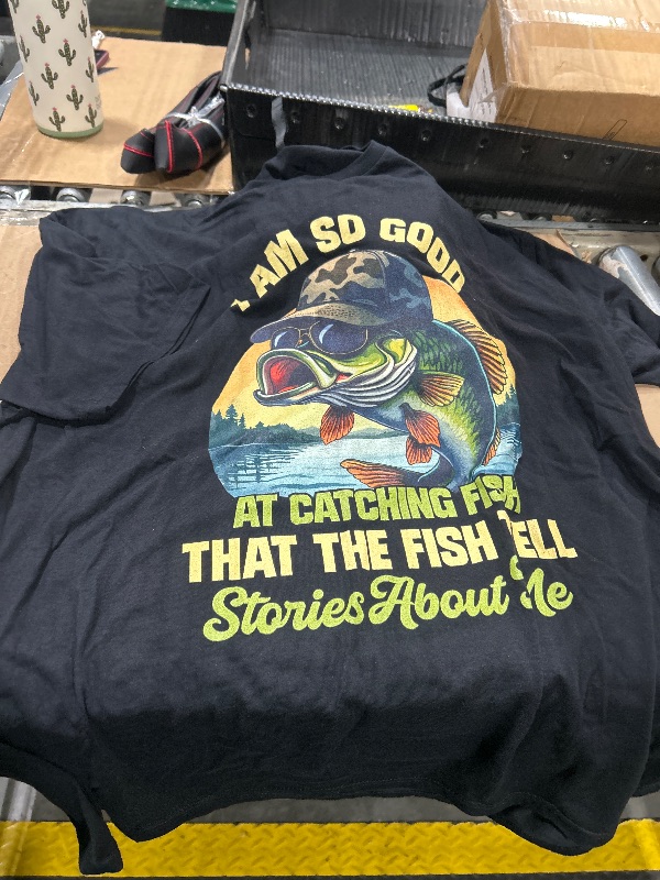 Photo 1 of ****Size 3XL****
I'm So Good at Catching Fish That The Fish Tell Stories T-Shirt