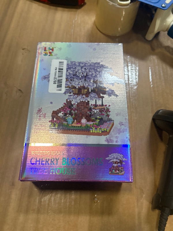 Photo 1 of *USED*
NEWABWN Cherry Blossom Bonsai Tree Mini Micro Building Set, Japanese Sakura Tree House Model Sets for Adults, Flowers House Mini Bricks Building Kit, Creative Gift Toys for Teens 14 (2200PCS)