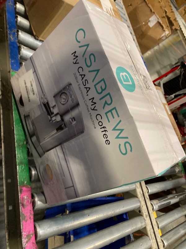 Photo 1 of ** VERY USED ** CASABREWS CM5418 Espresso Machine 20 Bar, Compact Espresso Maker with Steam Milk Frother, Stainless Steel Coffee Machine with 34oz Removable Water Tank for Cappuccino, Gift for Women or Men, Silver