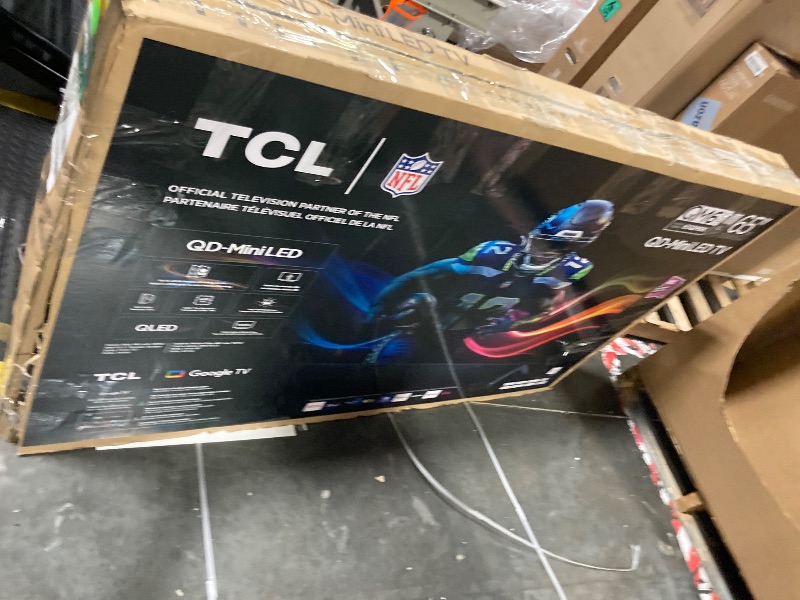 Photo 1 of ** new *** TCL 65 Inch Class QM6K Series | Mini LED QLED 4K HDR | 65QM6K, 2025 Model | 120HZ-144HZ High Brightness Smart Google TV Dolby Atmos Onkyo Audio | Voice Remote Alexa Gaming Streaming Television