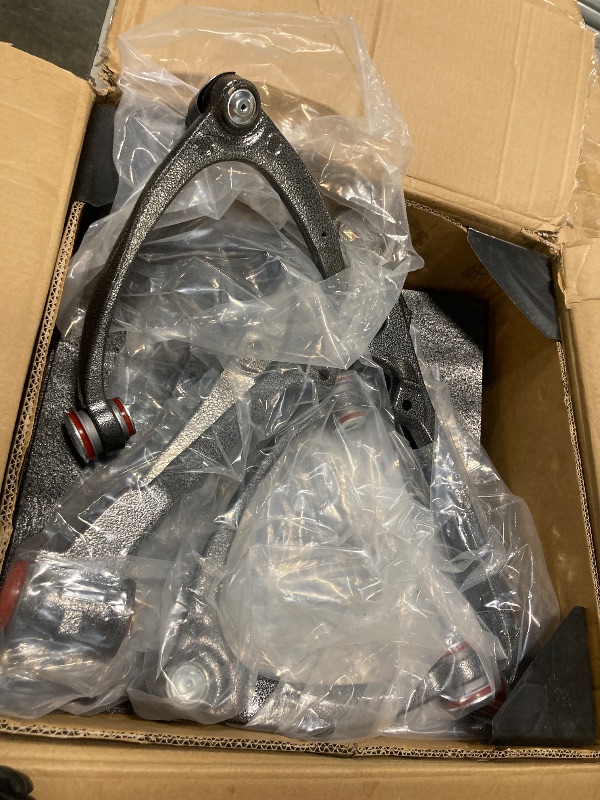 Photo 1 of ** USED ** Front Lower & Upper Control Arms for Chevy Silverado 1500 Suburban 1500 GMC Sierra 1500 Yukon XL 1500 Avalanche Yukon Tahoe EXT, Front End Control Arms Suspension Kit with Assembly Replacement (4pc)