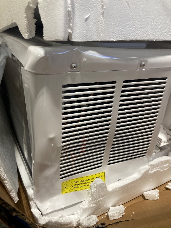 View 7 of *** NEW/ IT HAS A DENT, BUT IT WORKS ***** 
 Midea 10,000 BTU U Shaped Smart Inverter Window Air Conditioner - Cools 450 Sq Ft, Ultra Quiet with Open Window Flexibility - Alexa/Google Assistant Compatible - 35% Energy Savings, Remote (Updated)