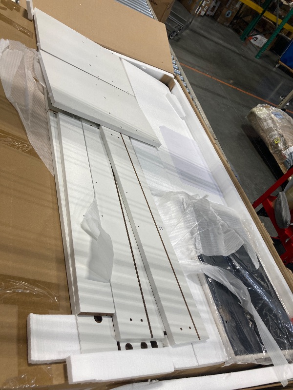 Photo 1 of ** NEW*** DWVO Makeup Vanity Desk, 46" Vanity Desk Set with Mirror and Lights, 11 Storage Drawer, Power Outlet, Chair, Makeup Table Set with Magnifying Glass