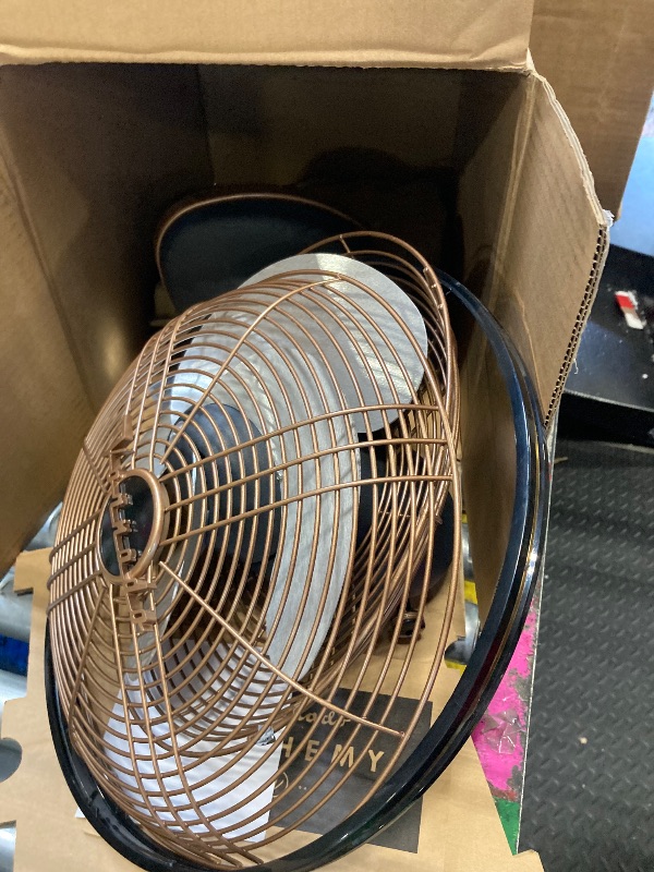 Photo 1 of ***MISSING PIECES*** Vornado Silver Swan Alchemy Oscillating Vintage Fan, Gunmetal, Medium