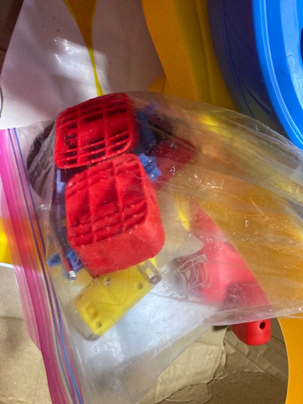 Photo 1 of ** very used *** Fly Wheels Mickey and The Roadster Racers 15"Junior Cruiser Ride-on, Ages 3-7, Yellow/Red/Blue, 20" W x 22.5" H x 32.83" L