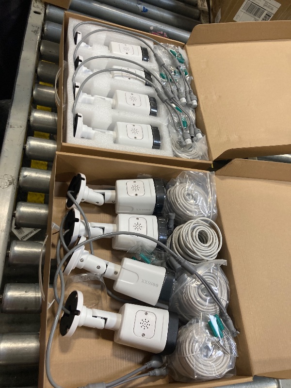 Photo 1 of ** new *** OOSSXX (4K/8.0 Megapixel & 130° Ultra Wide-Angle) 2-Way Audio PoE Outdoor Home Security Camera System Wired Outdoor Video Surveillance IP Cameras System