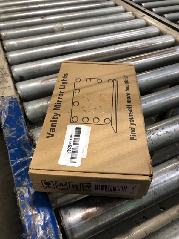 Photo 1 of *POWER BUTTON IS DAMAGED**
LED Vanity Mirror Lights with 14 Dimmable Bulbs, 3000K 4500K 6500K & 10 Brightness Levels Adjustable, Plug in USB Cable, Hollywood Style Stick On Mirror Lights for Makeup Desk Bathroom Dressing Room