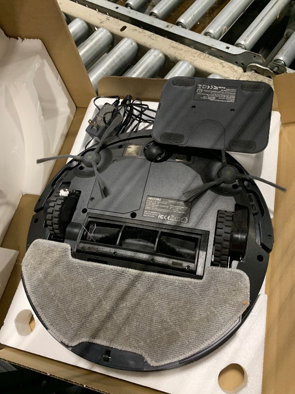 Photo 1 of *UNTESTED*
AIRROBO Robot Vacuum and Mop, 3000Pa Powerful Suction Robot Vacuum Cleaner with Self-Charging, Wi-Fi/App/Voice Control, Advanced Obstacle Avoidance, Slim Design, Ideal for Pet Hair, Hard Floor,Carpet