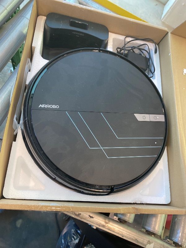 Photo 1 of *UNTESTED*
AIRROBO Robot Vacuum and Mop, 3000Pa Powerful Suction Robot Vacuum Cleaner with Self-Charging, Wi-Fi/App/Voice Control, Advanced Obstacle Avoidance, Slim Design, Ideal for Pet Hair, Hard Floor,Carpet
