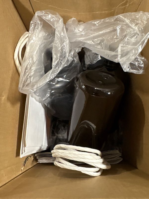 Photo 1 of **missing parts**
LemonRoad 18 Pack 8 oz Vanilla Extract Bottles with Lids Homemade Gift Amber Bottles Plastic Brown Jars Leakproof Refillable Empty Containers for Vanilla Extract, Potion, Juice, Ginger Shots, Liquids