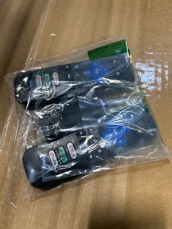 Photo 1 of (Pack of 2) Replacement Remote Control Only for Roku TV, Compatible for TCL Roku/Hisense Roku/Onn Roku/Sharp Roku/Element Roku/Westinghouse Roku/Philips Roku Smart TVs (Not for Roku Stick and Box)
