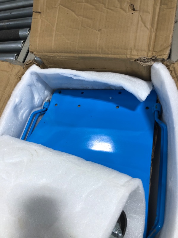 Photo 1 of *missing items/wheels/look at pic * DEXSO 4 Tire Wheel Dolly Car with 8000 lbs Capacity, Manganese Steel Heavy Duty Car Mover Wheel Dollies Set of 2 with Antiskid Plate & 360 Degree Rotatable Wheel, 16"*13", Blue