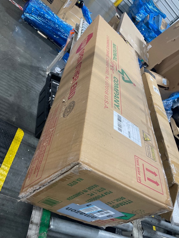 Photo 1 of ***THE LIGHTS DON'T TURN ON***National Tree Company 7.5 ft Pre-Lit Dunhill Fir Artificial Christmas Tree, 700 LED Lights, 2,514 Tips, Foot Pedal, 10 Light Functions, Includes Stand, Green