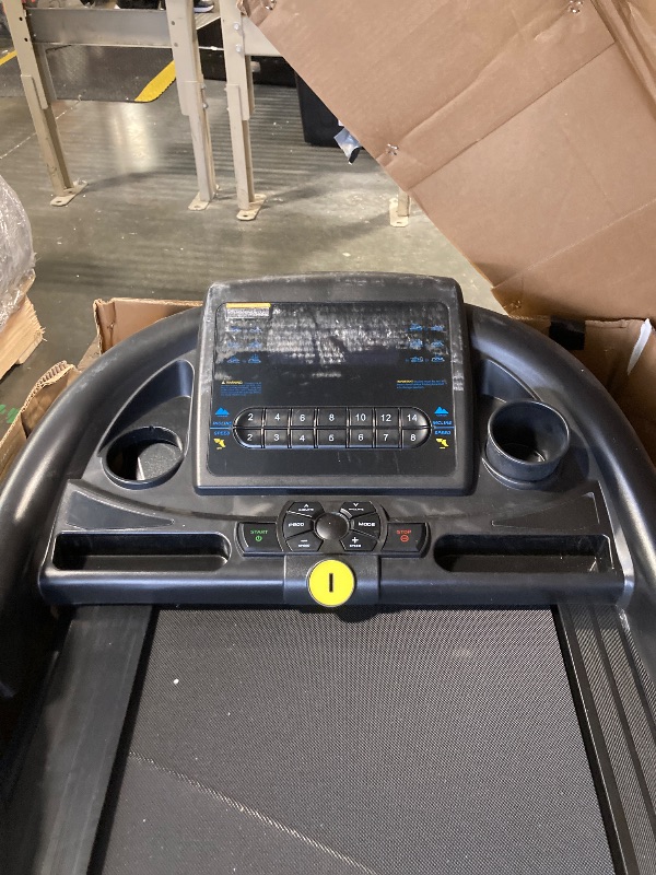 Photo 1 of ***UNTESTED**THERUN Incline Treadmill, Treadmills for Running and Walking, 300 lbs Weight Capacity Folding Treadmill with 0-15% Auto Incline, Wide Belt, 3.5 HP, App, Heart Rate, Orange