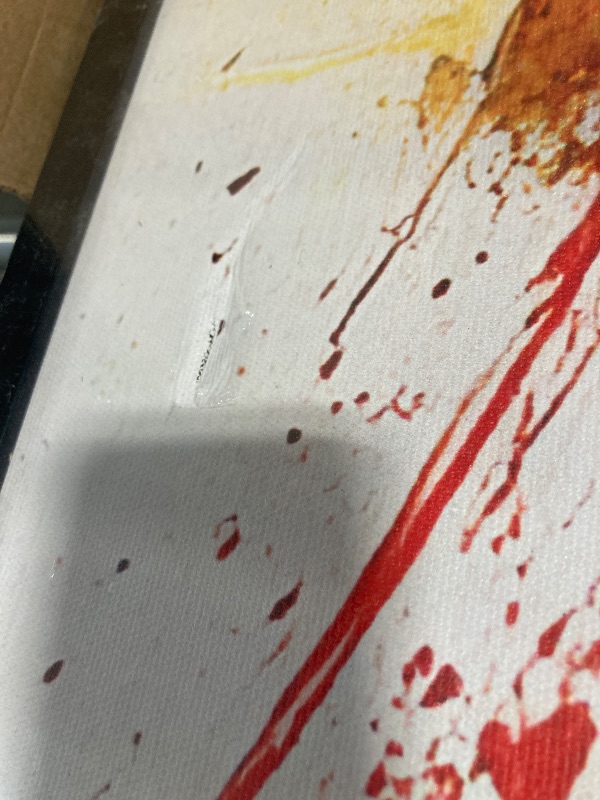 Photo 1 of ***MINOR DAMAGE, SEE IMAGES***Extra Large Framed Soccer Wall Art,Oversized Colorful Graffiti Sport Ball Wall Decor Pictures for Living Room,Canvas Print Painting Modern Artwork Bedroom Office Bathroom Home Decor 60L x30W