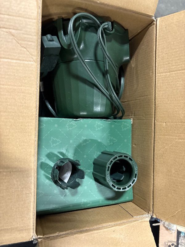 Photo 1 of **MISSING PARTS**
DG-Direct 360° Rotating Christmas Tree Stand, Up to 7.5ft, 90lb Artificial Christmas Tree, Fits 0.8–1.5" Tree Poles, Spinning Christmas Tree Stand, Christmas Tree Revolving Base with Remote Control