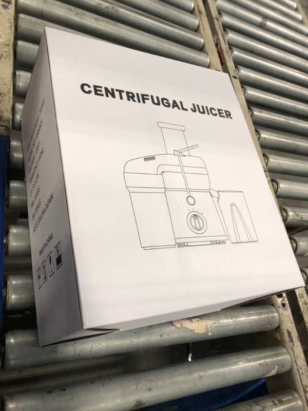 Photo 1 of ***MISSING TOP PIECE*** Juicer Machine, Airon Centrifugal Juicer Extractor, Max Power 800W, 3" Wide Feed Chute for Fruit Vegetable, Juice Maker with 3-Speed Setting, High Juice Yield, Easy to Clean, Stainless Steel, BPA Free