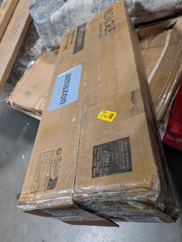 Photo 1 of ***POSSIBLY MISSING SOME HARDWARE, SELLING AS IS FOR PARTS, FINAL SALE***VASAGLE Wooden Bookcase, Display Shelf and Room Divider, Freestanding Decorative Storage Shelving, 5-Tier Bookshelf, Greige ULBC062M01 9.4D x 27.6W x 62.6H in***POSSIBLY MISSING SOME