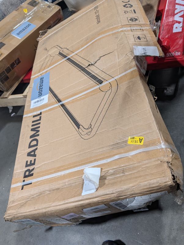 Photo 1 of ***MOTOR DISASSEMBLED FROM UNIT, MISSING PARTS, SELLING AS IS, FINAL SALE***2025 Upgrade Walking Pad Treadmill with 8% Incline & Handle Bar, 3.5HP Portable Treadmill for Home Small, Under Desk Compact Walking Pad 300+lb Capacity, Shock Absorption, 0.6-6mp