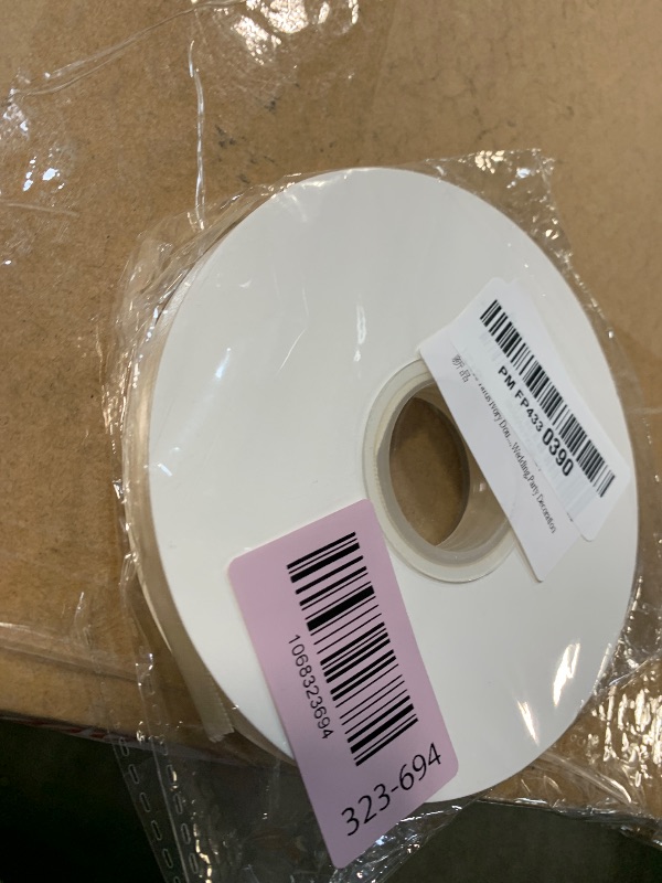 Photo 1 of 1/2" x 50 Yards Ivory Double Faced Satin Ribbon,Solid Color High Density Fabric Ribbon Rolls,Great for Gift Wrapping,Sewing,Crafts,DIY Bows and Christmas,Wedding,Party Decoration