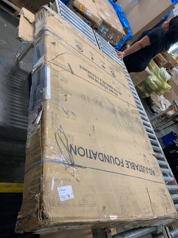 Photo 1 of **SIMILAR ITEMS**Serta baselogic Level 1 Adjustable Base Bed Frame - Full - Head Adjustability, Wired Remote, Removable Legs for Zero-Clearance Design, and Foldable for Convenient Mobility and Storage