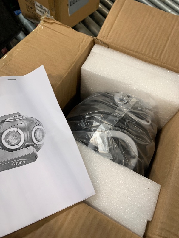 Photo 1 of Moving Head Disco Lights W/ 8RGBW LEDs Rotating Beam Stage Light Spotlight Event Lights W/DMX & Sound Control, for DJ KTV Disco Party Wedding Concert Halloween Christmas Festivals