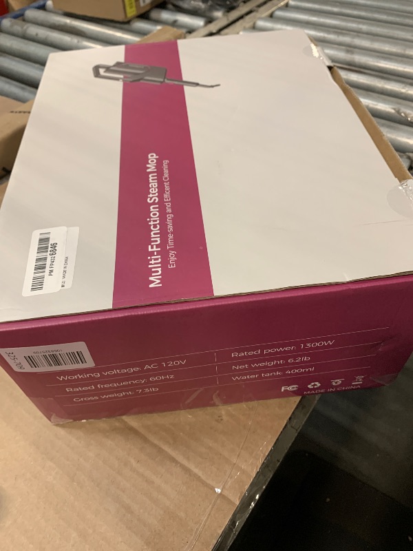 Photo 1 of 12-in-1 Steam Mop, Steam Cleaner Detachable, Extendable Hose, 23FT Power Cord, 440ml Removable Tank, 260°F Floor Steamer, 3-Level Control, Multi-Purpose for Hardwood, Tile, Grout, Windows, Kitchen