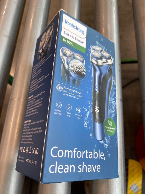 Photo 1 of *USED*
GDKLXL Rechargeable Electric Razor for Men: IPX6 Waterproof Shaver - 1.5H Fast Charge, 4D Flex Precision Blades with Pop-Up Trimmer - Gentle on Sensitive Skin, Perfect for Travel