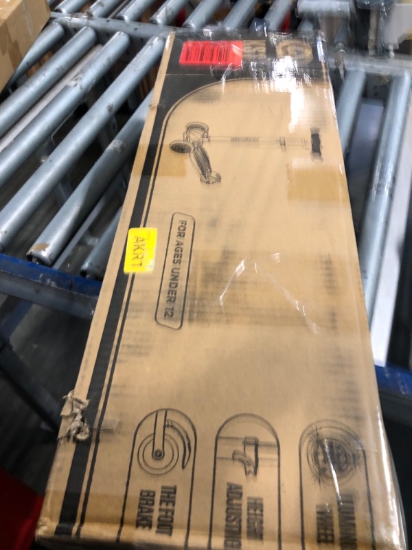 Photo 1 of *Partial set items* Gotrax KS1 Kids Kick Scooter, LED Lighted Wheels and 3 Adjustable Height Handlebars, Lean-to-Steer & Widen Anti-Slip Deck, 3 Wheel Scooter for Boys & Girls Ages 2-8 and up to 100 Lbs (Blue)