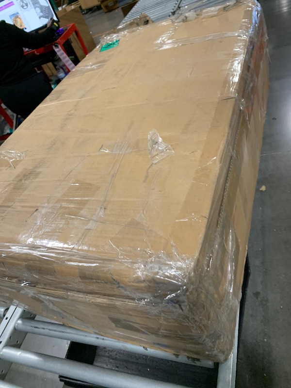 Photo 1 of **LOOSE HARDWARE INSIDE** **INSTRUCTIONS NOT FOUND** DWVO King Size Bed Frame with Adjustable Headboard, 4 Storage Drawers and RGB LED Lights, Velvet Upholstered Platform Bed with USB Ports, No Box Spring Needed, Fast Assembly, Noise-Free, White