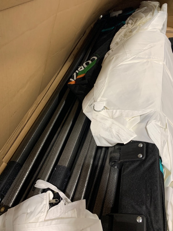 Photo 1 of **SIMILAR ITEM** **UNKNOWN MEASURES** COBIZI 10x20 Canopy with Sidewalls Pop Up Canopy Tent Large Party Tents Commercial Canopy for Parties, 3 Adjustable Height, UV50+ &Waterproof, Outdoor Gazebo, Bonus Carry Bag, Stakes, Ropes, Blue