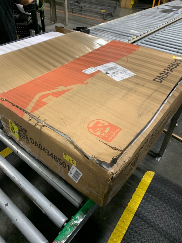 Photo 1 of ***Charging Station Untested*** Vabches Nightstand with Charging Station, Vintage End Table with 2 Drawers, Wood Rustic Sofa Side Table with Open Storage Shelf for Bedroom, Living Room