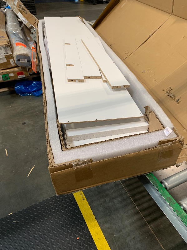 Photo 1 of **MISSING PARTS - See clerk notes**
Amazon Basics Storage Cabinet for Kitchen Pantry, White