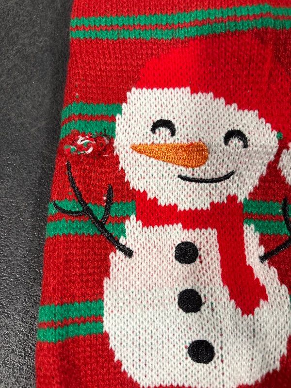 Photo 1 of **MINOR DAMAGE**
Christmas Dog Sweaters for Small Medium Large Dogs and Cats,Pet Soft Warm Holiday Outfit Girl & Boy,Pup Winter Clothes Turtleneck Double Knitting Collar for Outdoors Playing (Snowman,Small)